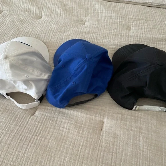 Bundle lot three taylormade golf hats good condition no course logos OSFA - Picture 5 of 6